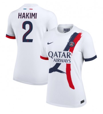 Paris Saint-Germain Achraf Hakimi #2 Segunda Equipación Mujer 2024-25 Manga Corta